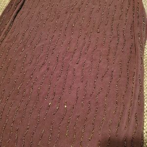 Fitted Chestnut Brown Dressy Tank